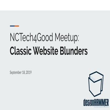 10 Classic Website Blunders