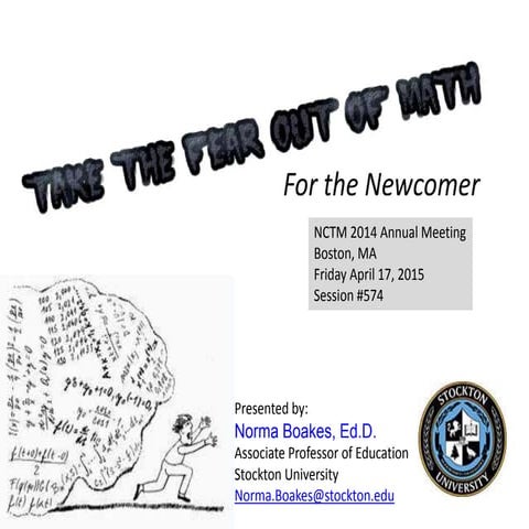 NCTM 2015- Taking the Fear out of Math