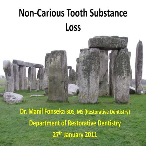 Non –carious lesion | PPTX
