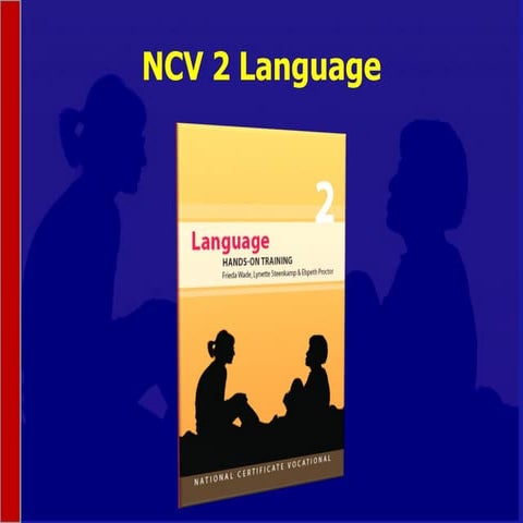 NCV 2 Language Hands-On Support Slide Show - Module 3