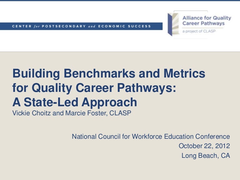 Building Benchmarks and Metrics for Quality Career