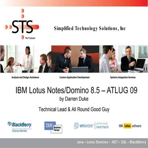 Domino 8.5 Presentation for ATLUG