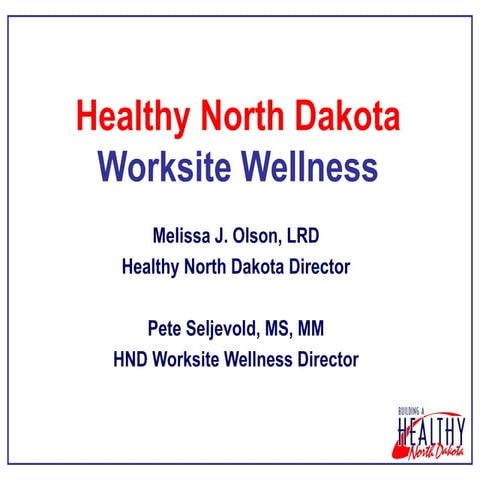 North Dakota State of Wellness