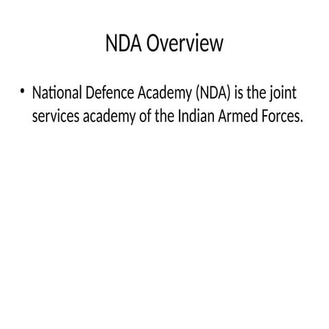 Comprehensive Guide to NDA Eligibility, Exam, and Career Opportunities ...