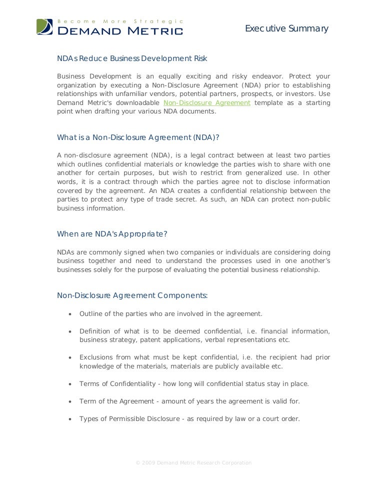 ndas reduce business development risk nda template for app development