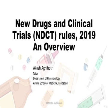 NDCT Rules, 2019: An Overview | New Drugs and Clinical Trial Rules 2019