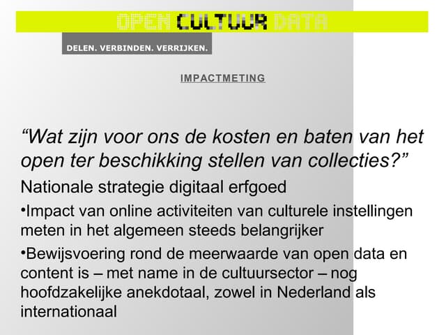 Tussenstand bereik van NL erfgoed op Wikimedia