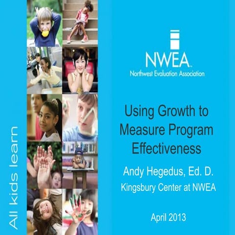 Nd evaluations using growth data 4 13