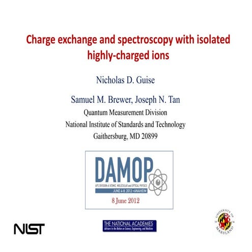 Charge exchange and spectroscopy with isolated highly-charged ions