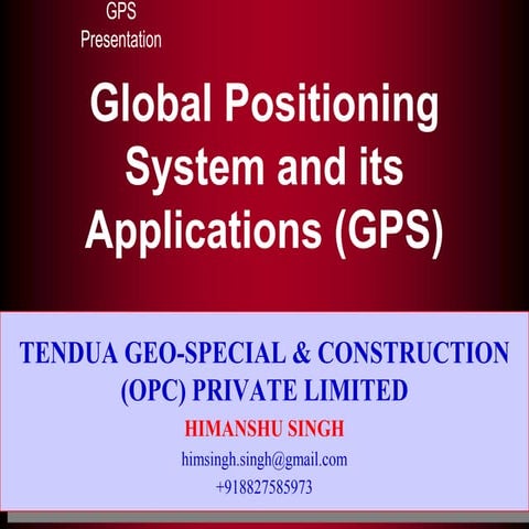 survey method "Tendua Geo-Special & Construction (OPC) Private Limited"