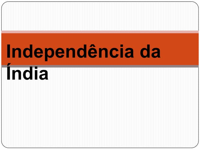 Independência da Índia