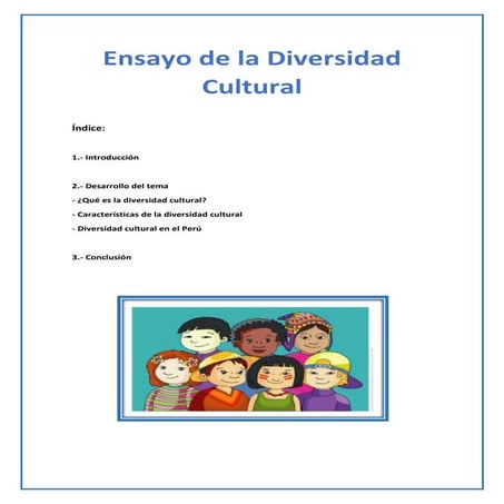 Diversidad Cultural
