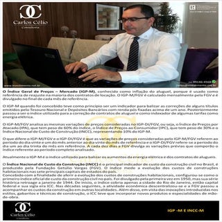 Índices igp m e Incc-m por Carlos C...