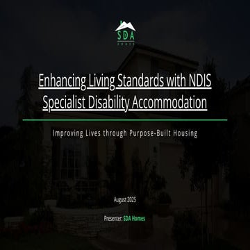 NDIS Specialist Disability Accommodation (SDA): Empowering Independence ...