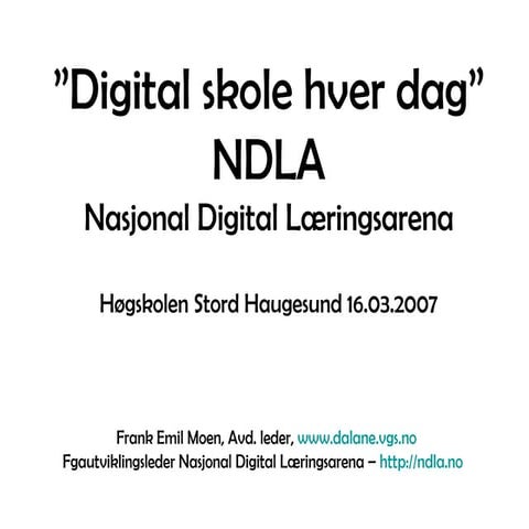 NDLA Stord