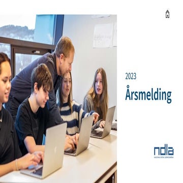 Årsmelding for Nasjonal digital læringsarena 2023 | PDF