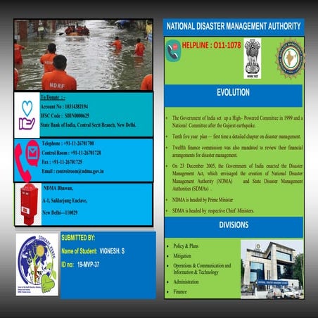 National Disaster Management Authority- INDIA