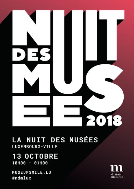 Booklet Nuit des Musées 2018