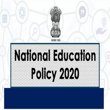 National educational policy 2020 (NEP  2020) envisages turnaround in Indian e...