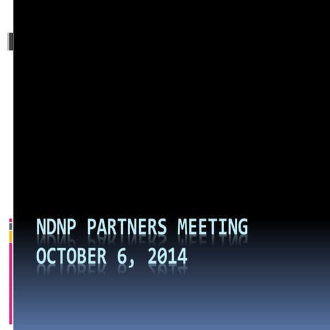 NDNP Partners Meeting