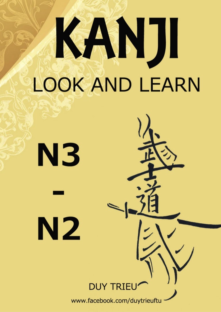 Kanji Look And Learn N3 N2 Ban Nhat Viet