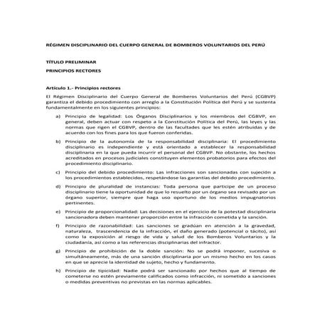 Ndr rgto disciplinario cgbvp claro (1)