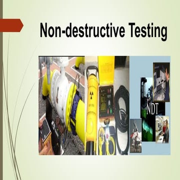 Non-destructive Testing