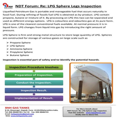 Ndt Forum, Re LPG Sphere Legs Inspection | PDF