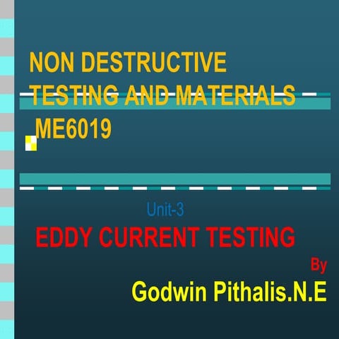 Ndtm 3-eddy current