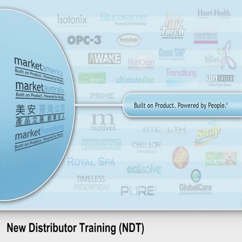 New Distributor Training (NDT) | PPT