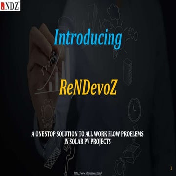 Introducing "ReNDevoZ"--Work Flow Management software for Renewable projects