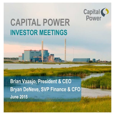 Capital Power April Investor Presentation | PPTX