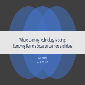 ATD New England Area Conference Closing Keynote, March 27th, 2020