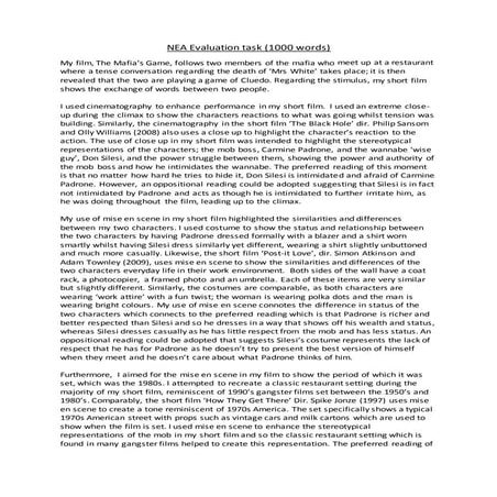 Nea evaluation task | DOCX