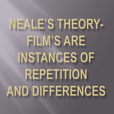 Neale’s theory 