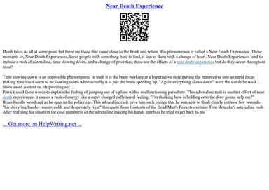 Near Death Experience