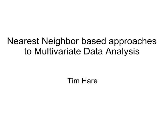 Statistical Clustering