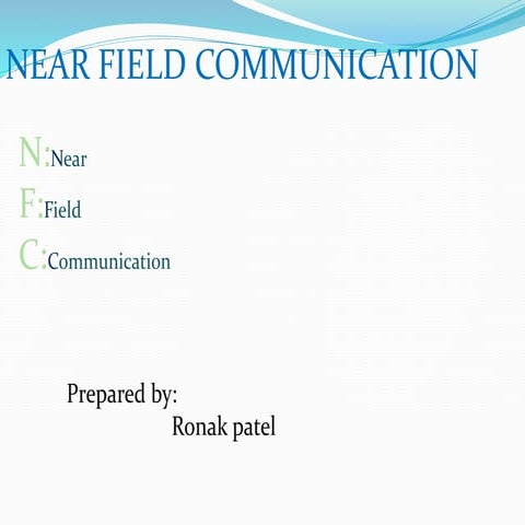 Near field communication(NFC)