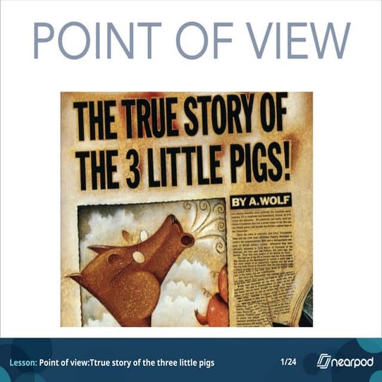 Nearpod true story 3 little pigs