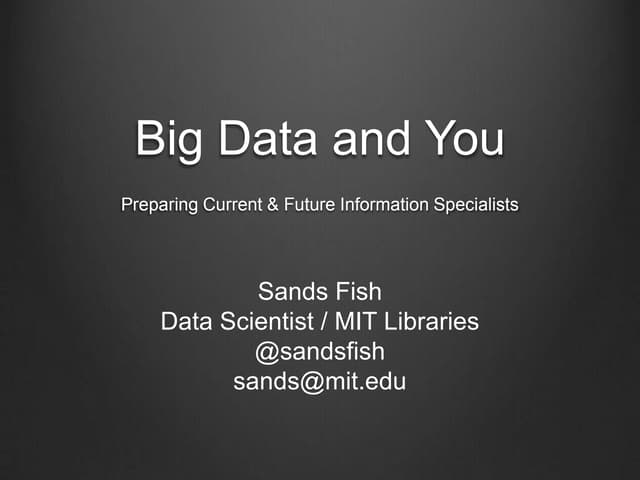 Sands Fish - Knowing in the Age of Networked Knowledge