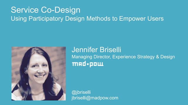 NEASIS&T 2017: Service Co-Design