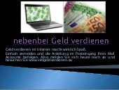 Nebenbei geld verdienen