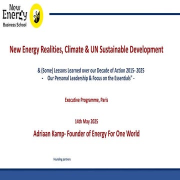 NEBS Executive Education Master Class- 14thMay 2025 (Paris)