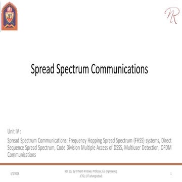 spread spectrum communication