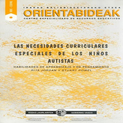 Necesidades curriculares de los niños con TEA