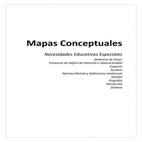 Necesidades educativas especiales