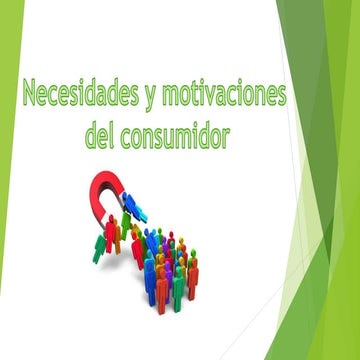 Necesidades y motivaciones