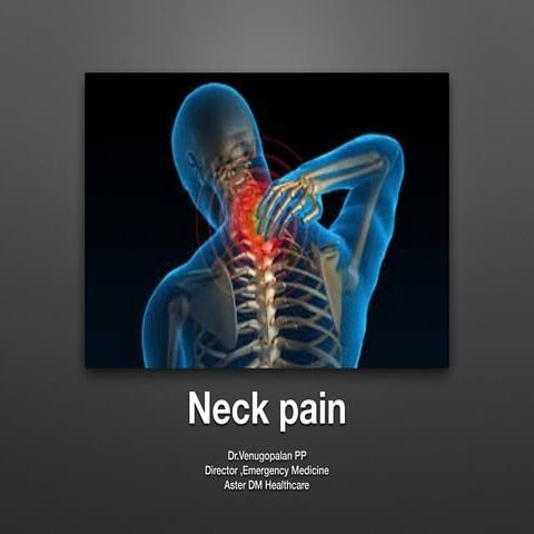 Neck and back pain