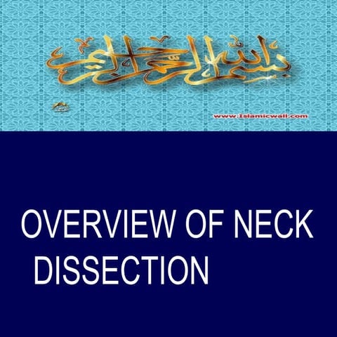Neck Dissection.Overview
