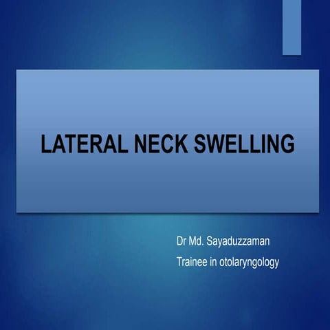 Lateral Neck mass 1.10.18